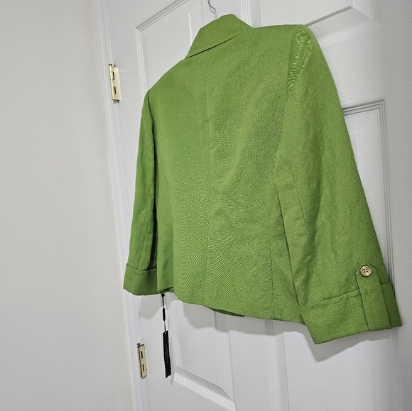 💚 Tahari Arthur S. Levine Green Blazer – NWT 💚 - Picture 11 of 13